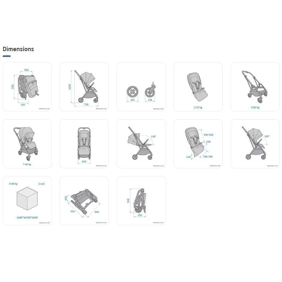 Maxi Cosi Leona Ultra-Compact Stroller