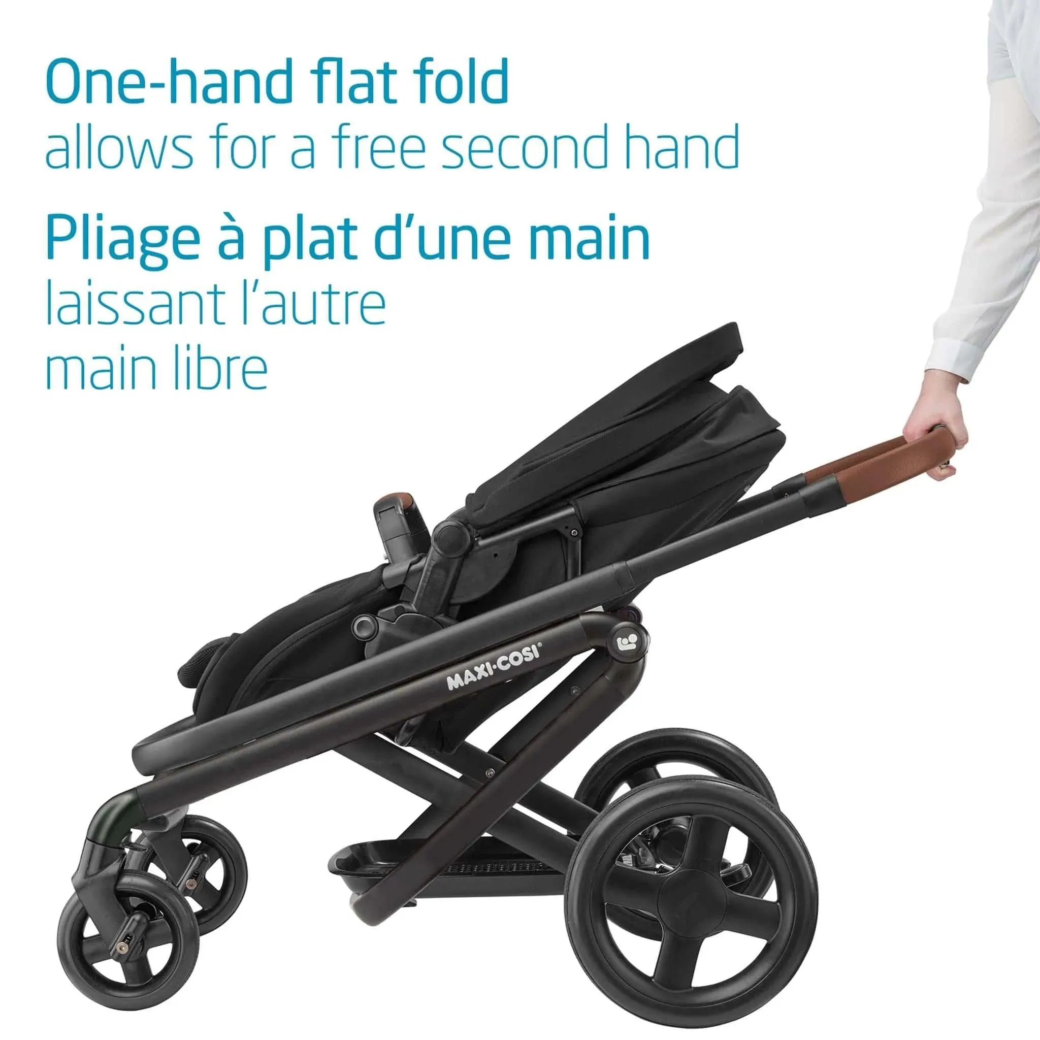 Maxi Cosi Lila Stroller - Essential Black