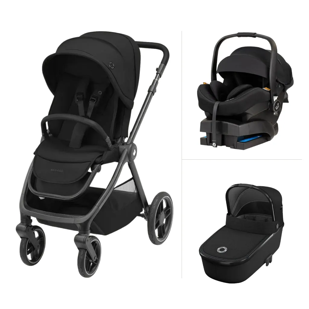 Maxi Cosi Oxford Stroller   Bassinet and Mico 12 LX Onyx Travel System