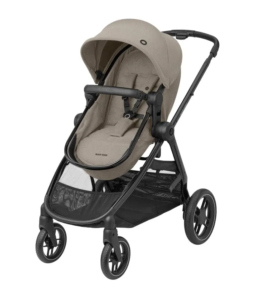 Maxi Cosi Zelia Luxe Cabriofix i-Size & Base Travel System - Twillic Truffle