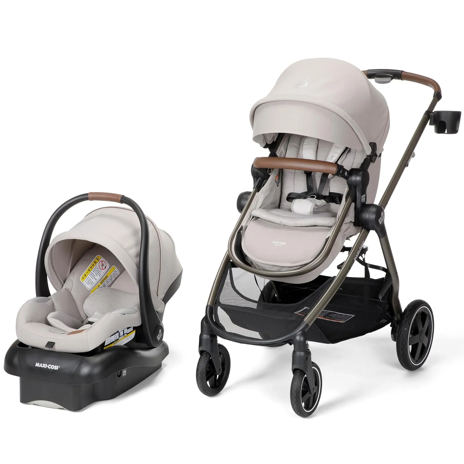 Maxi-Cosi Zelia2 Luxe 5-in-1 Modular Travel System with Mico Luxe