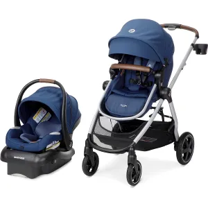 Maxi-Cosi Zelia2 Luxe 5-in-1 Modular Travel System with Mico Luxe