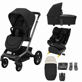 Maxi-Cosi FAME 9 Piece Emerald 360 Pro 2 Bundle in Twillic Black