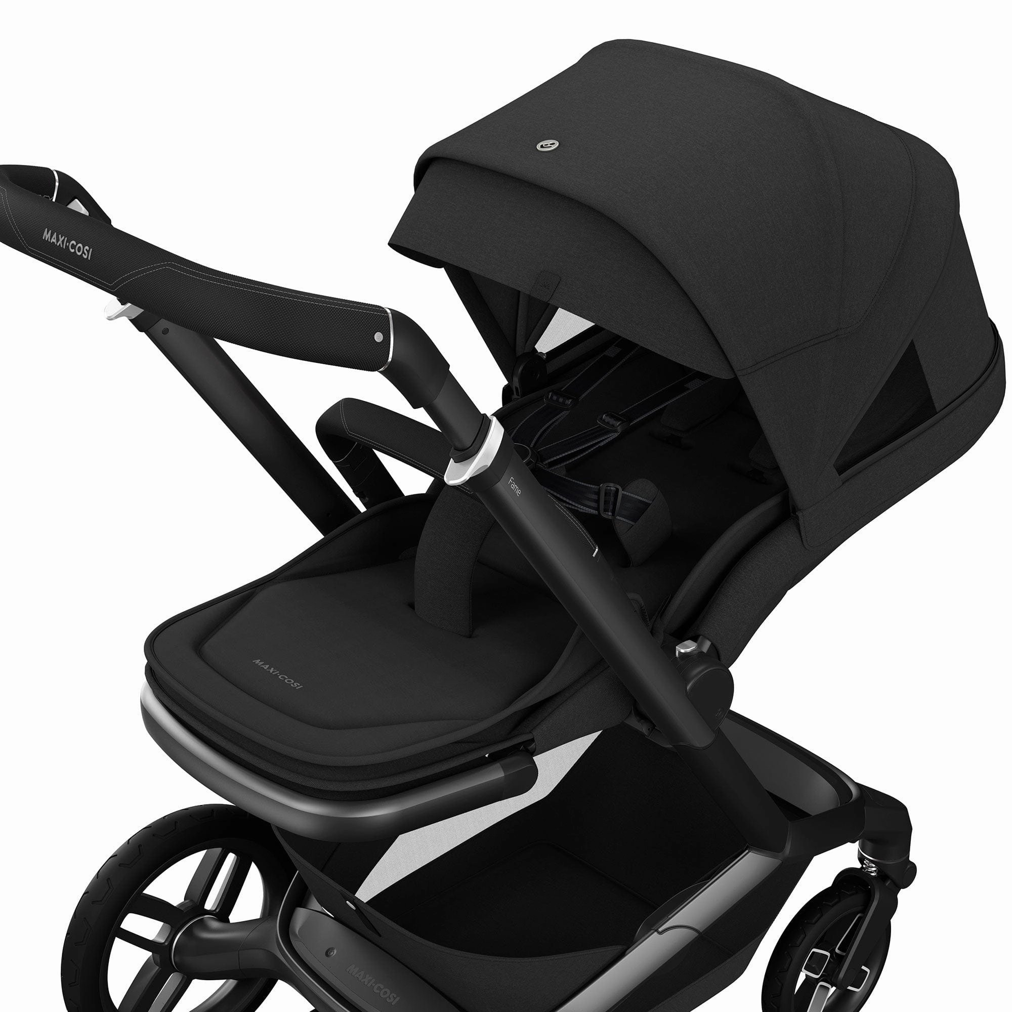 Maxi-Cosi FAME 9 Piece Emerald 360 Pro 2 Bundle in Twillic Black