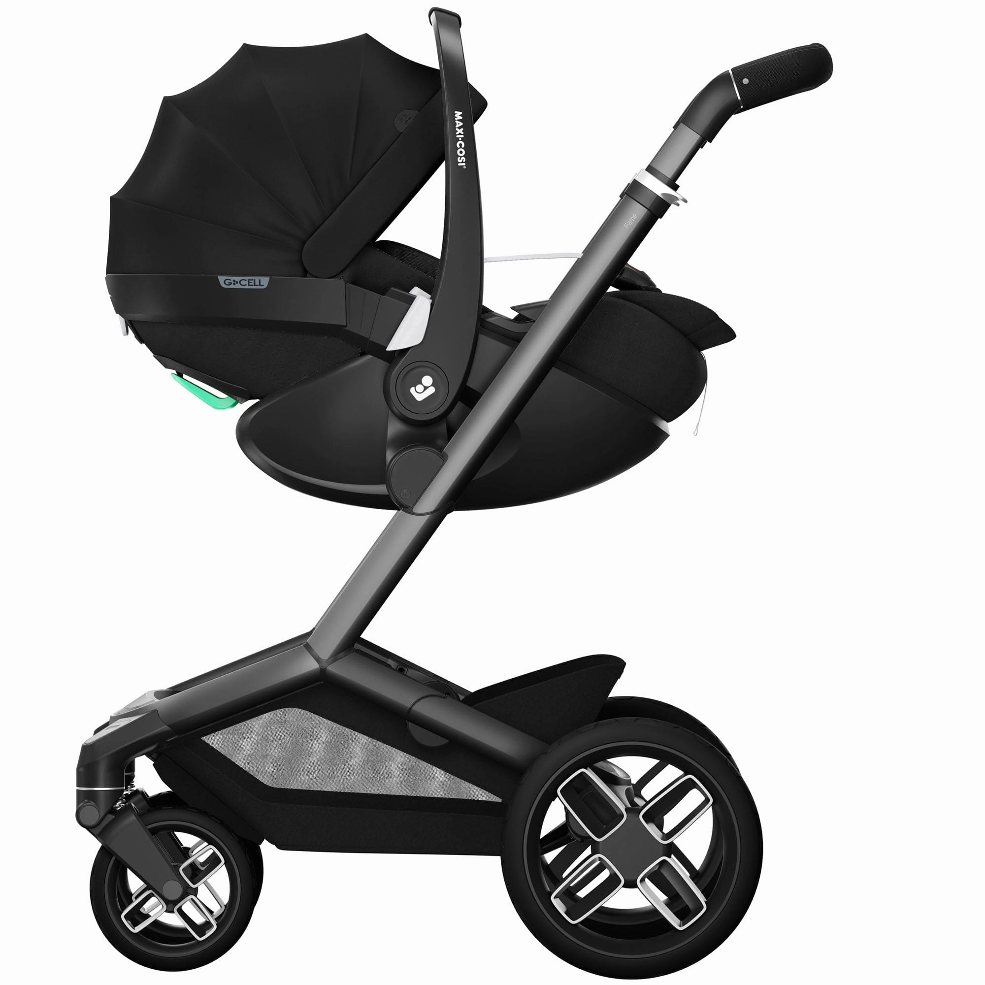 Maxi-Cosi FAME 9 Piece Emerald 360 Pro 2 Bundle in Twillic Black