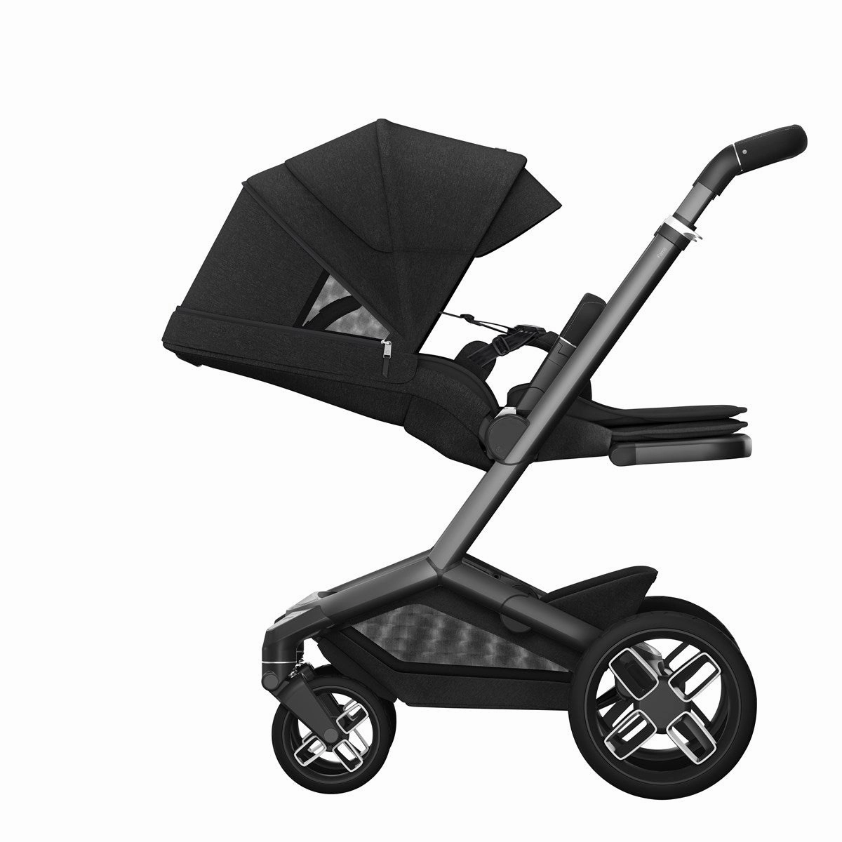 Maxi-Cosi Fame Essential Travel &amp; Nursery Bundle, Twillic Black