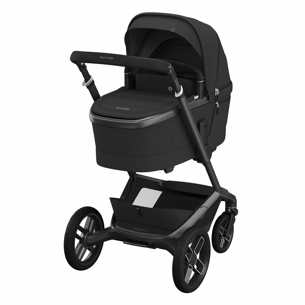 Maxi-Cosi Fame Essential Travel &amp; Nursery Bundle, Twillic Black