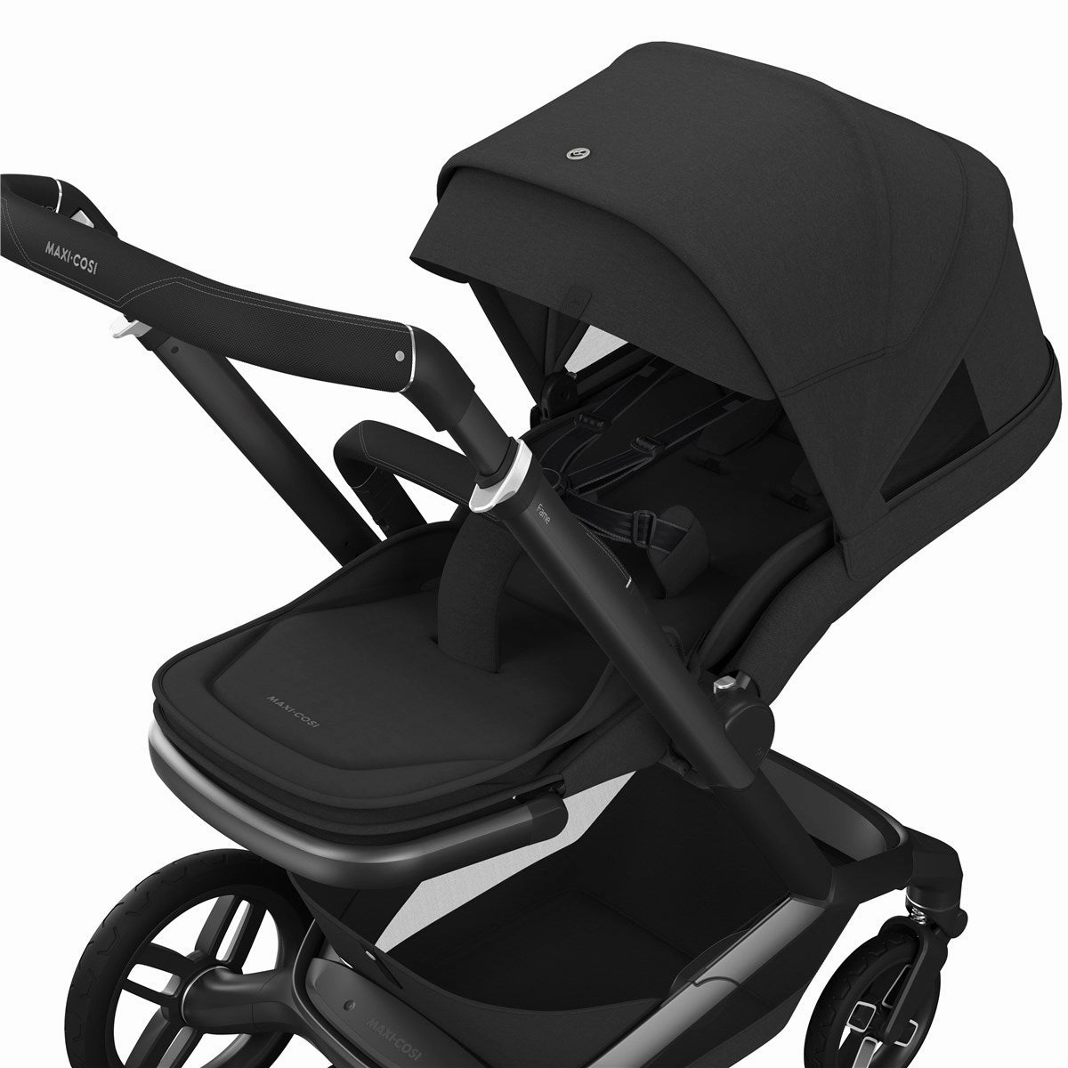 Maxi-Cosi Fame Essential Travel &amp; Nursery Bundle, Twillic Black