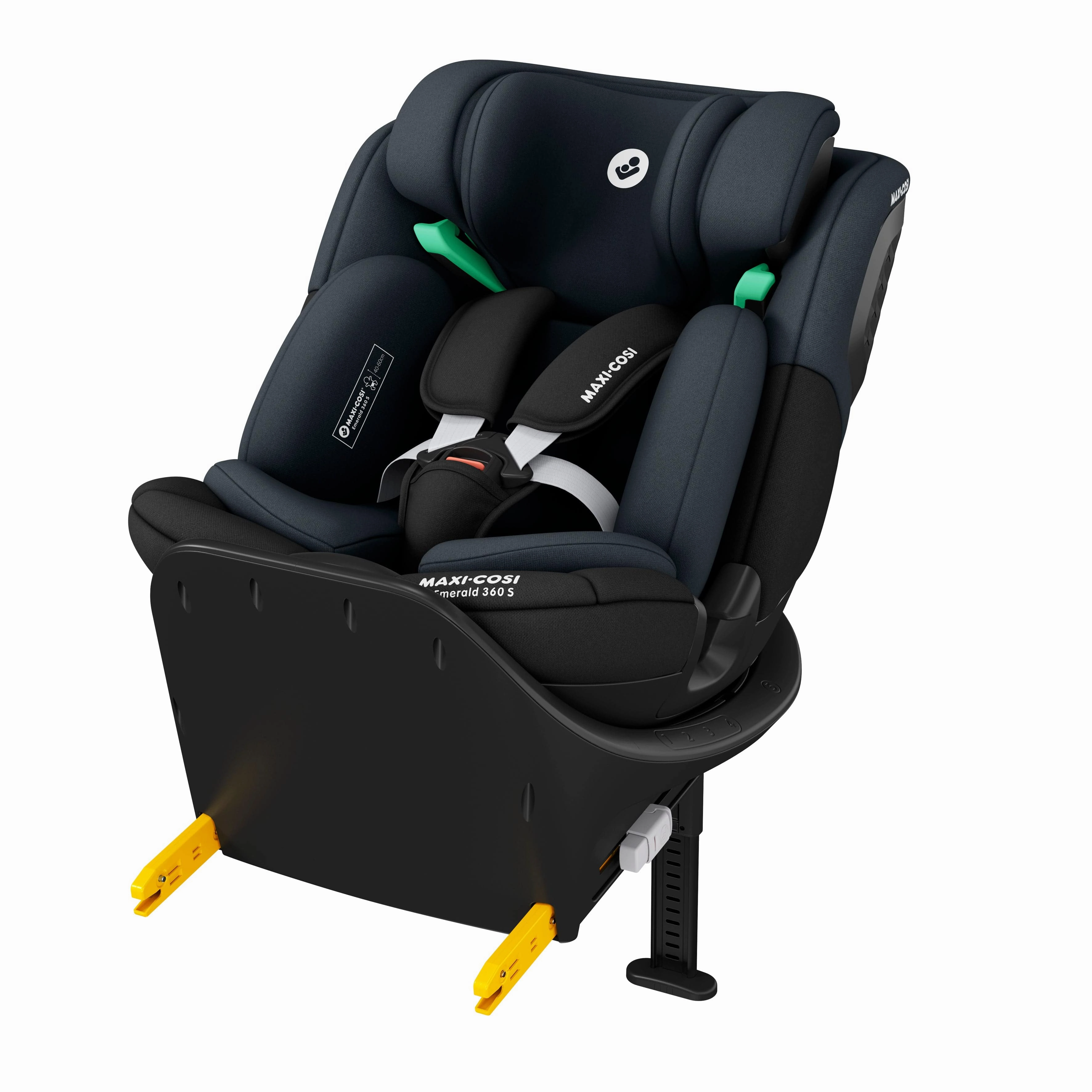 Maxi-Cosi Oxford  8 Piece Emerald 360S Bundle - Twillic Black