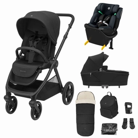 Maxi-Cosi Oxford  8 Piece Emerald 360S Bundle - Twillic Black