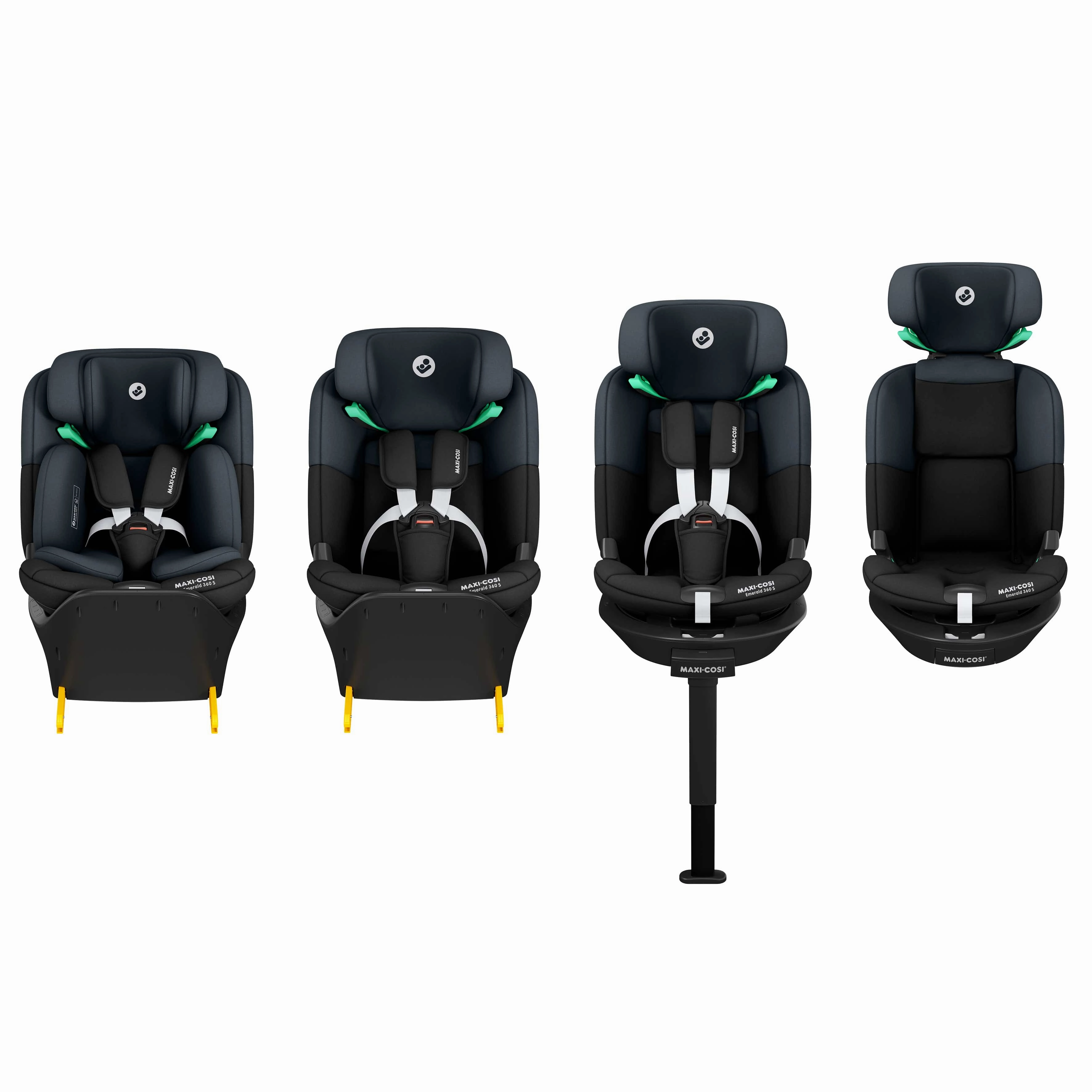 Maxi-Cosi Oxford  8 Piece Emerald 360S Bundle - Twillic Black