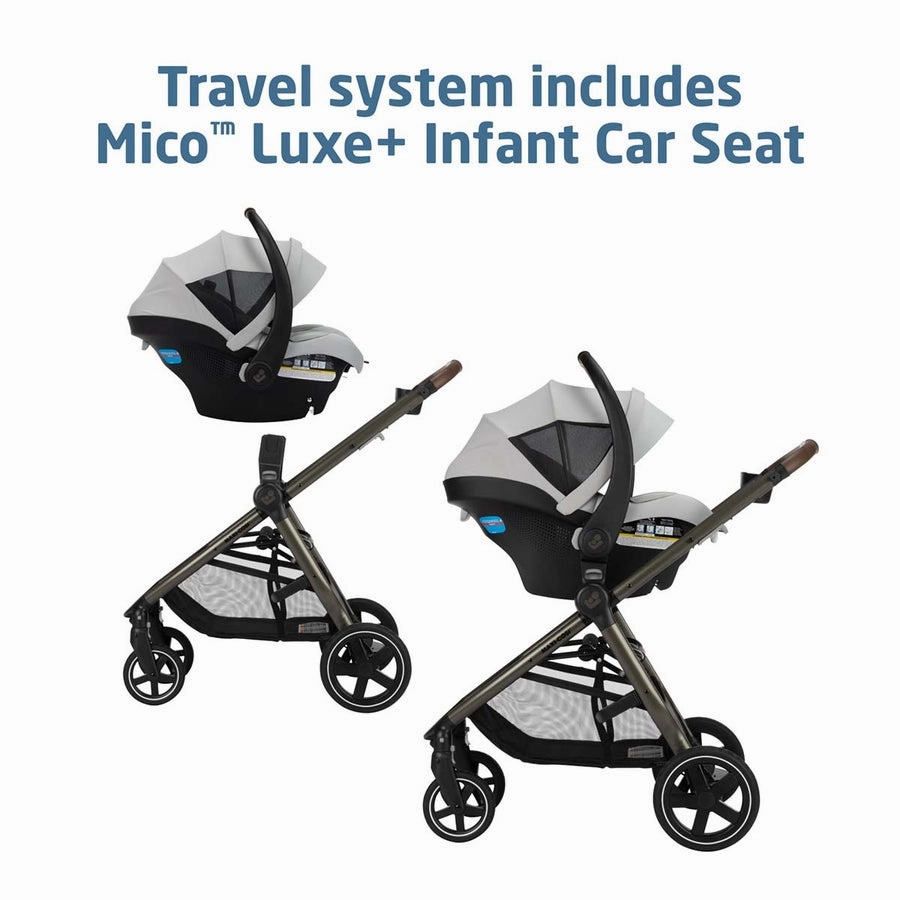 Maxi-Cosi Zelia2 Luxe  5-in-1 Travel System with Mico Luxe 
