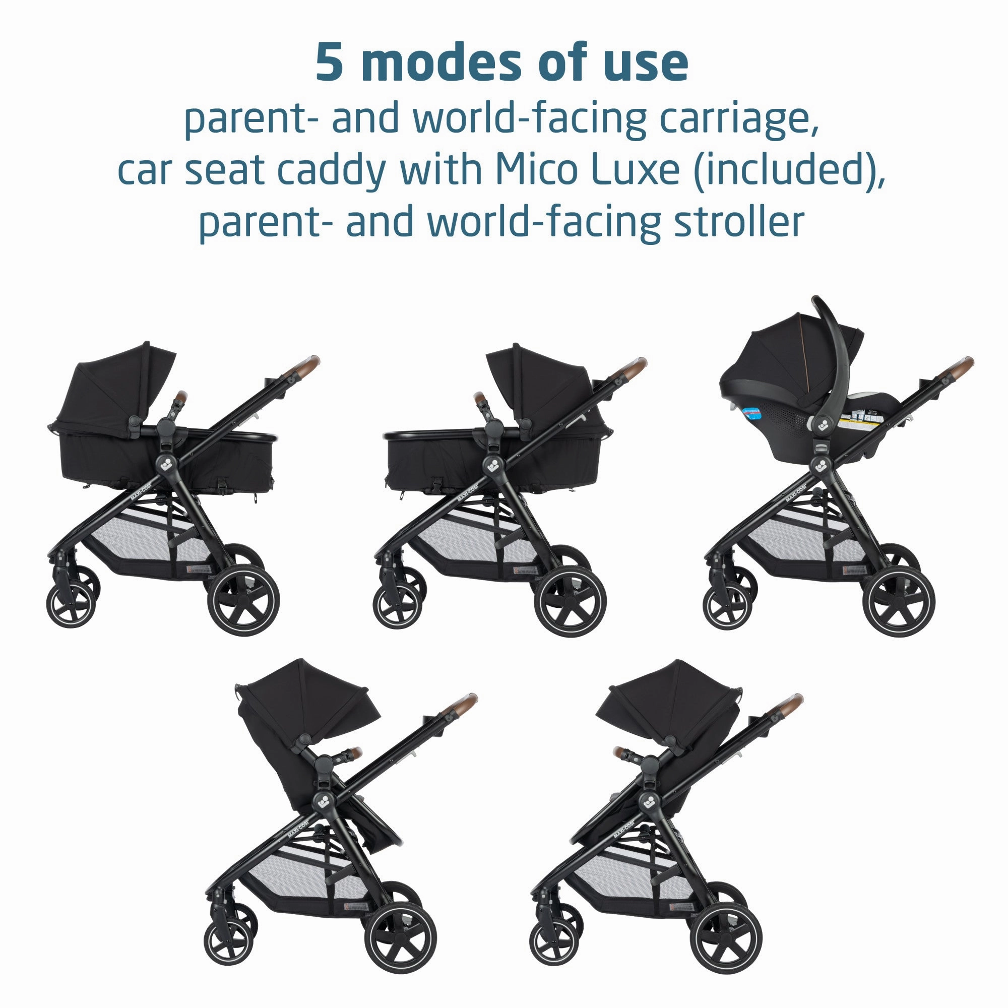 Maxi-Cosi Zelia Luxe 5-in-1 Modular Travel System