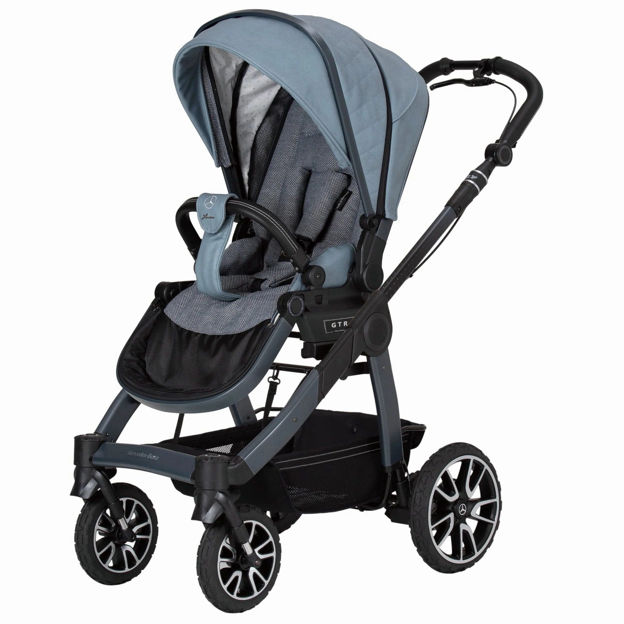 Mercedes Avantgarde All-Terrain GTR Stroller inc. Carrycot - Denimblau