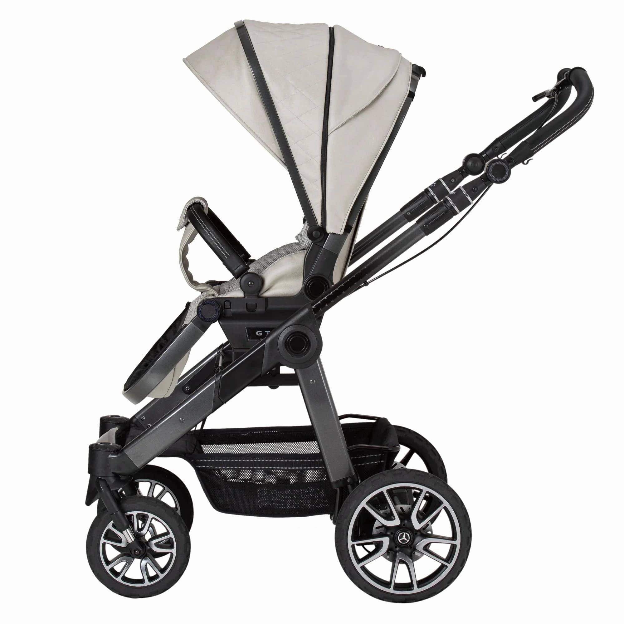 Mercedes Avantgarde All-Terrain GTR Stroller inc. Carrycot - Opalith