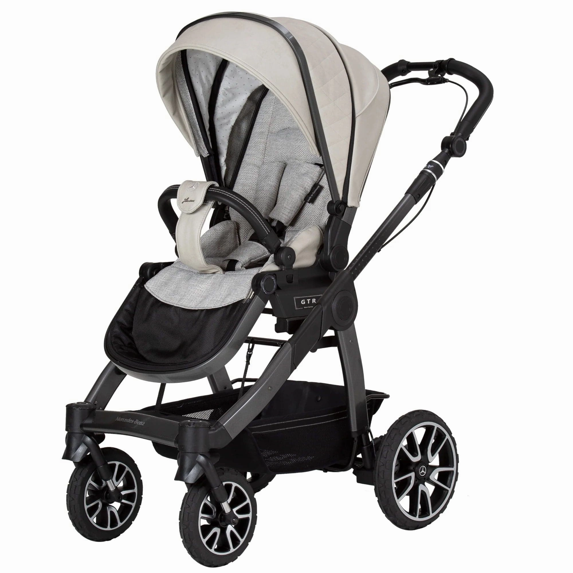 Mercedes Avantgarde All-Terrain GTR Stroller inc. Carrycot - Opalith
