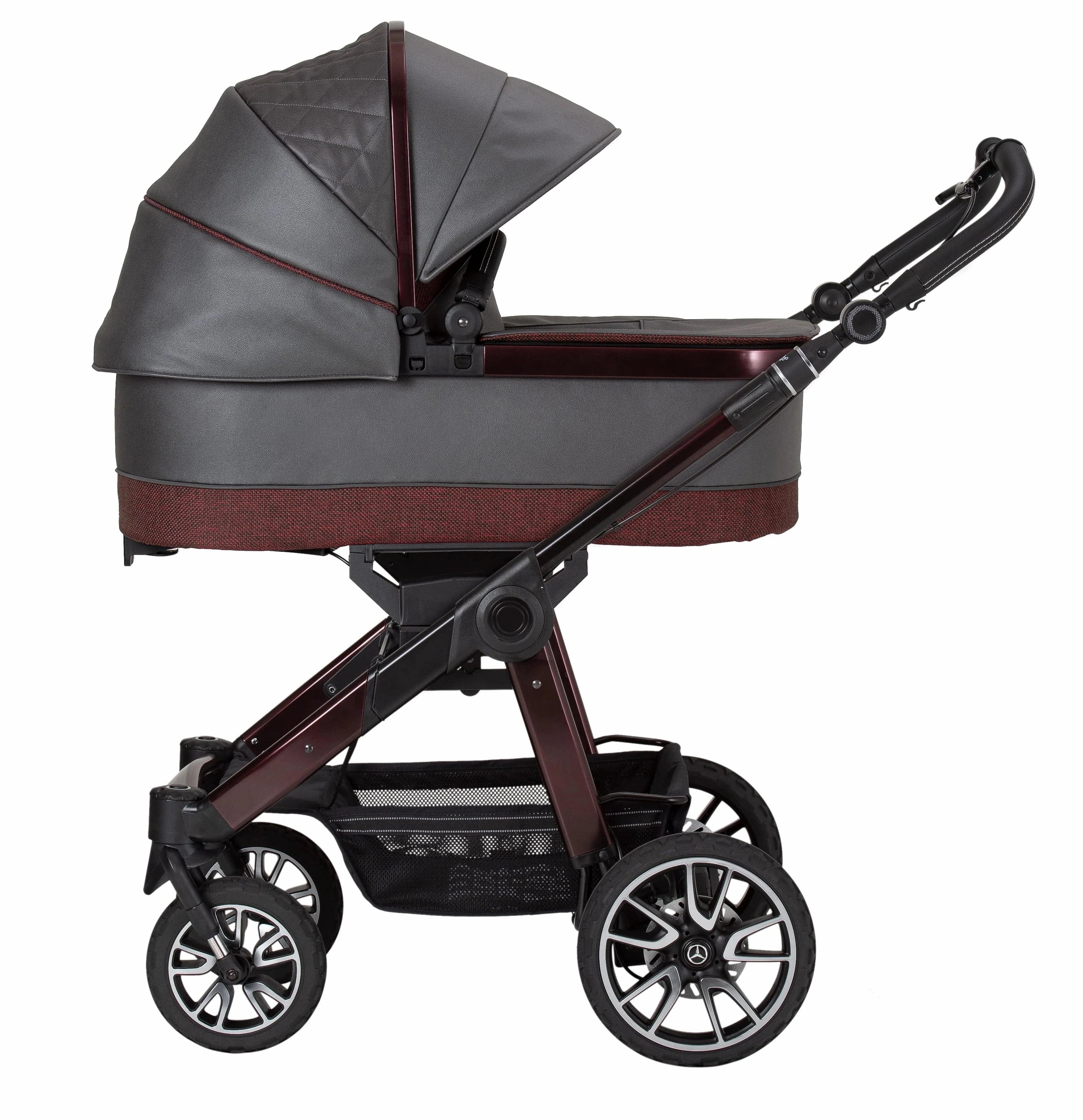 Mercedes Avantgarde All-Terrain GTR Stroller inc. Carrycot - Rubellit