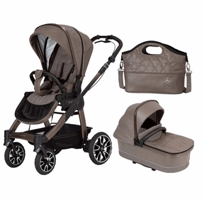 Mercedes Avantgarde All-Terrain GTR Stroller inc. Carrycot - Tartufo