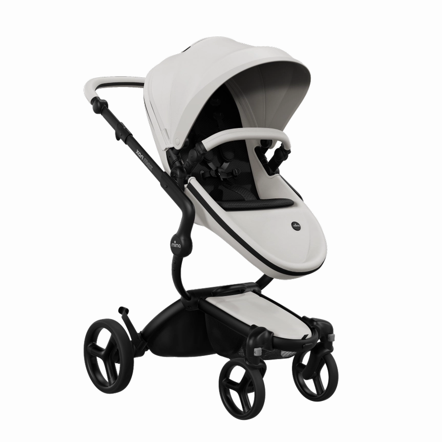 Mima Xari Max Black Frame   Snow White Seat Box   Black Starter Pack