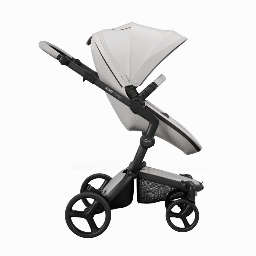 Mima Xari Max Black Frame   Snow White Seat Box   Black Starter Pack