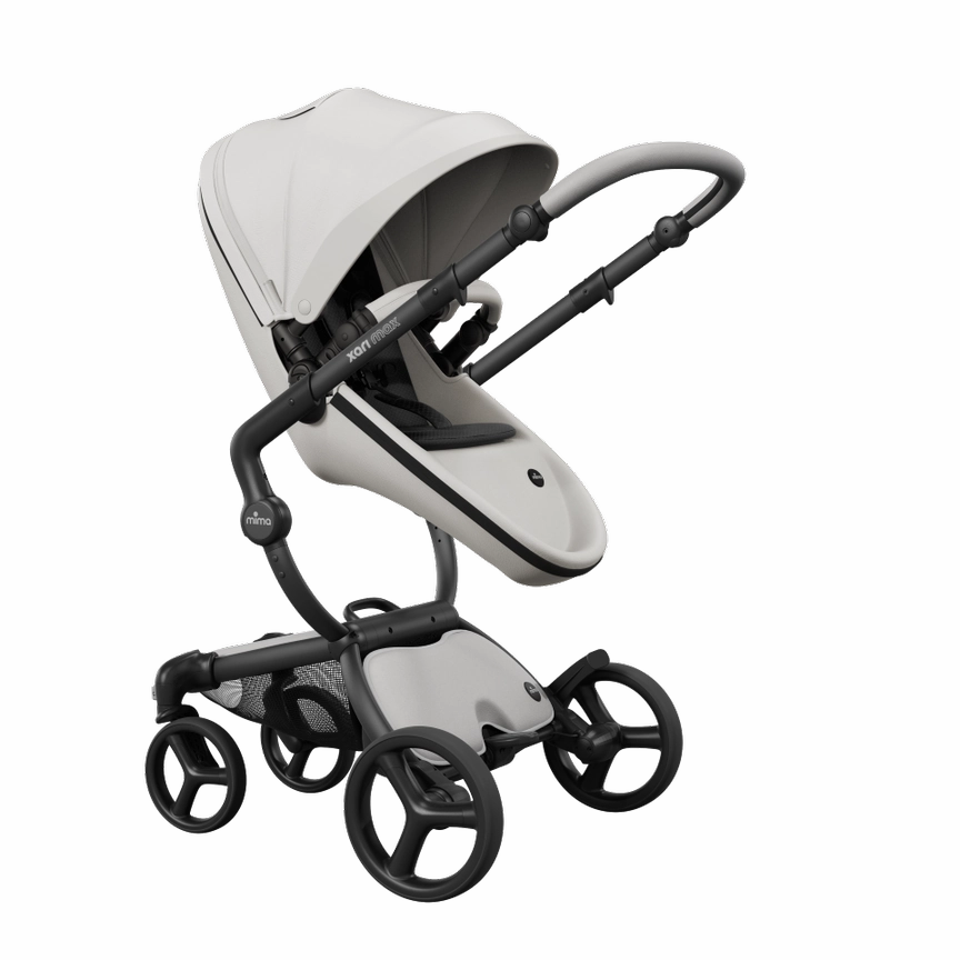Mima Xari Max Black Frame   Snow White Seat Box   Black Starter Pack