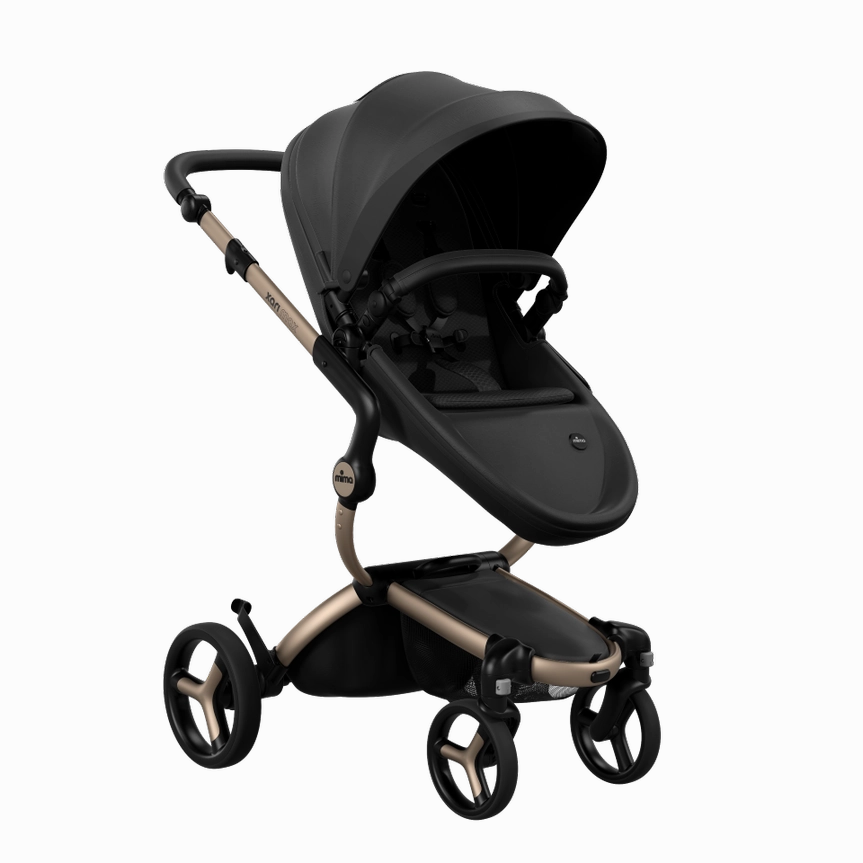 Mima Xari Max Champ Gold Frame   Black Seat Box   Black Starter Pack