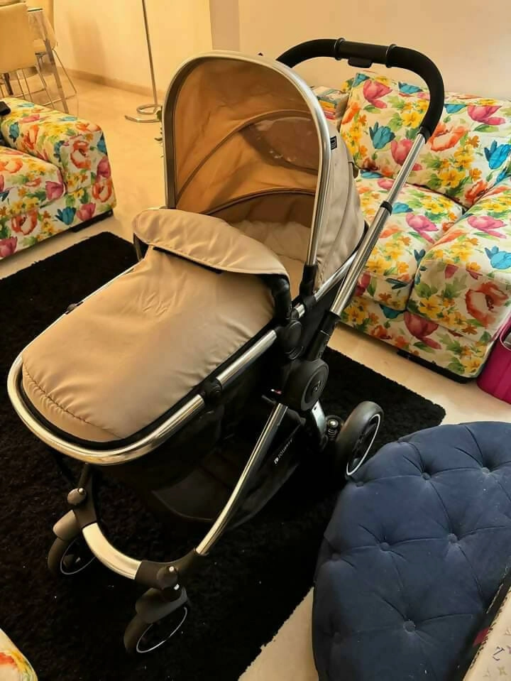 MOTHERCARE Pc Journey Chrome Travel System Sand