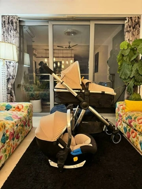 MOTHERCARE Pc Journey Chrome Travel System Sand