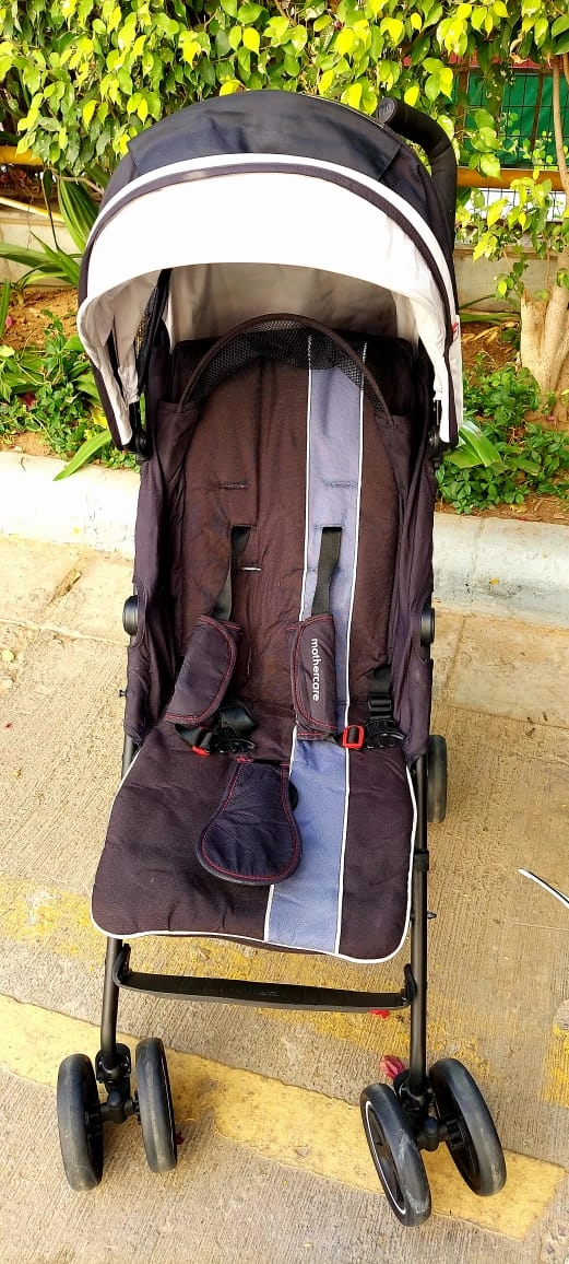 MOTHERCARE Roll Stroller/Pram- Brown