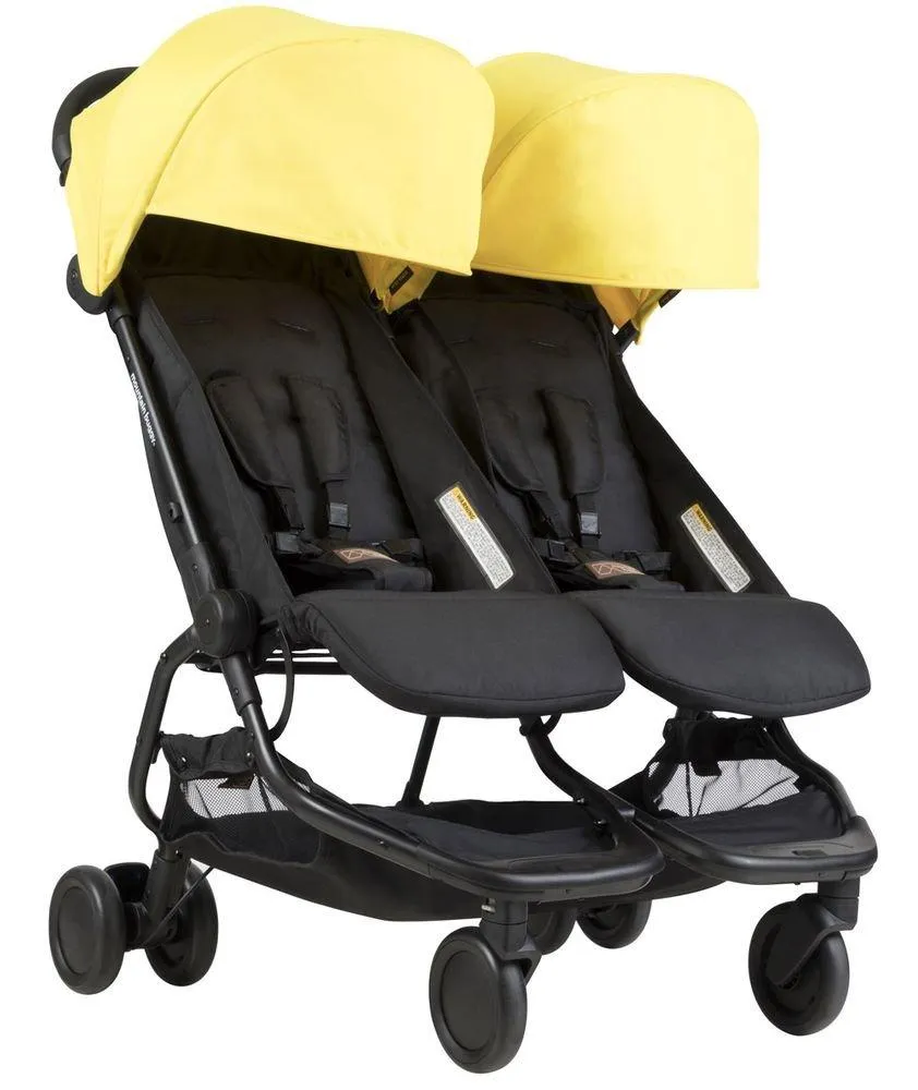 Mountain Buggy Nano Duo Compact Double Stroller