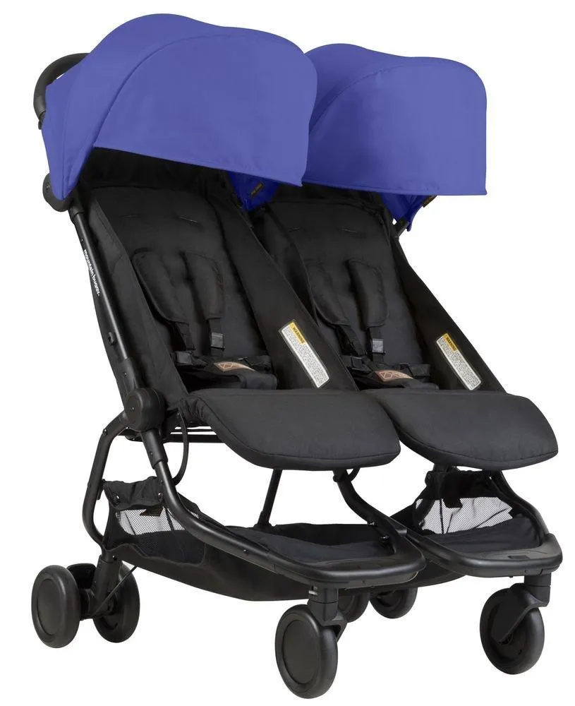 Mountain Buggy Nano Duo Compact Double Stroller