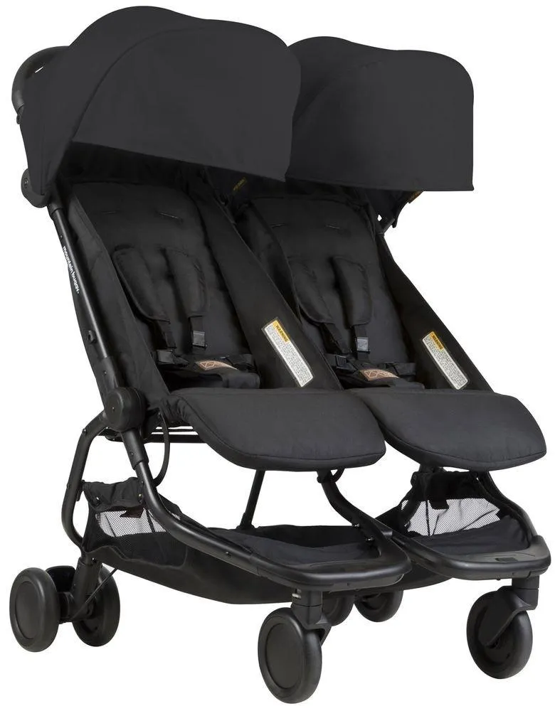 Mountain Buggy Nano Duo Compact Double Stroller