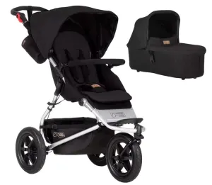 Mountain Buggy Urban Jungle and Carrycot Plus - Black