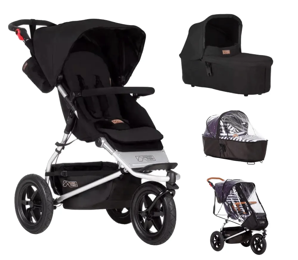 Mountain Buggy Urban Jungle Essential Bundle - Black