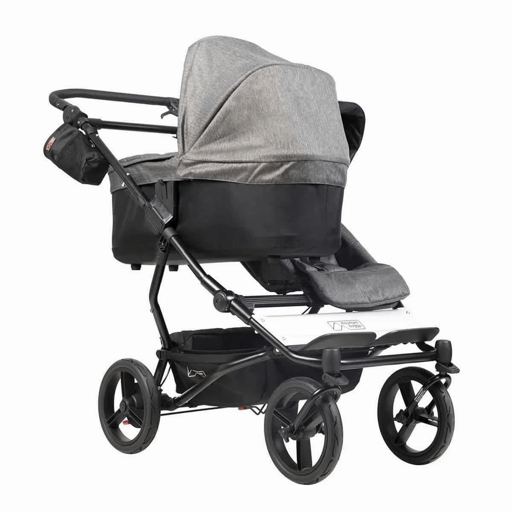 Mountain Buggy Duet Luxury with Satchel - Herringbone