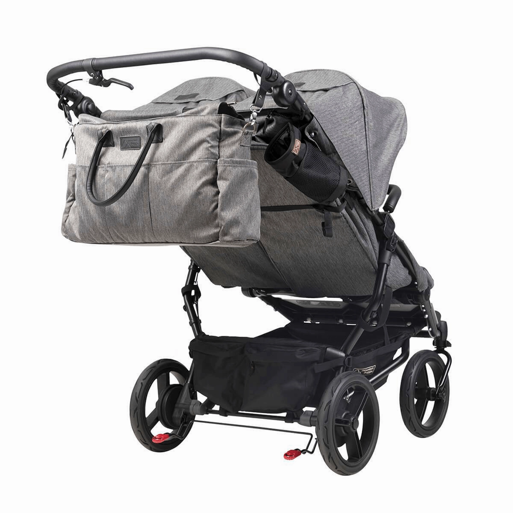 Mountain Buggy Duet Luxury with Satchel - Herringbone