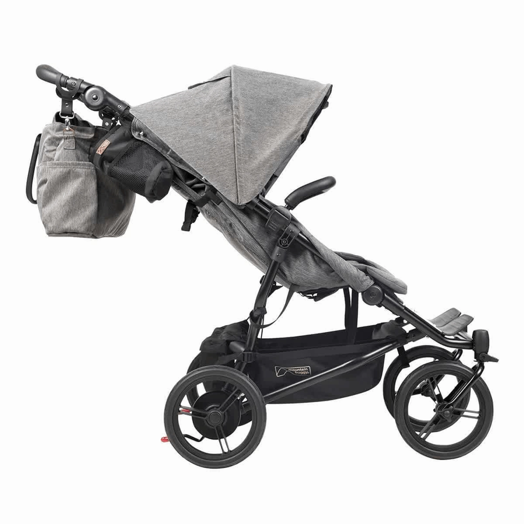 Mountain Buggy Duet Luxury with Satchel - Herringbone