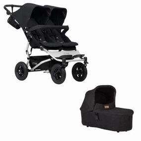 Mountain Buggy Duet with Carrycot Plus - Black