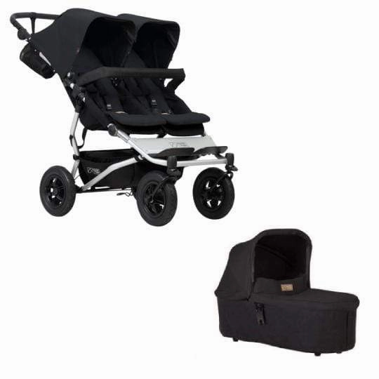 Mountain Buggy Duet with Carrycot Plus - Black