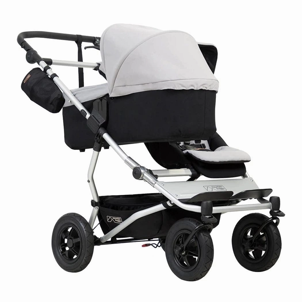 Mountain Buggy Duet with Carrycot Plus - Silver