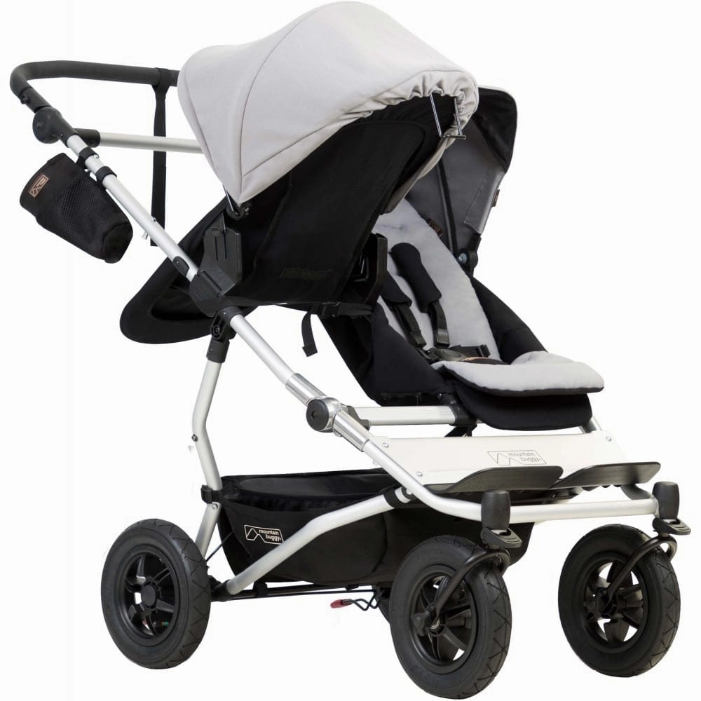 Mountain Buggy Duet with Carrycot Plus - Silver