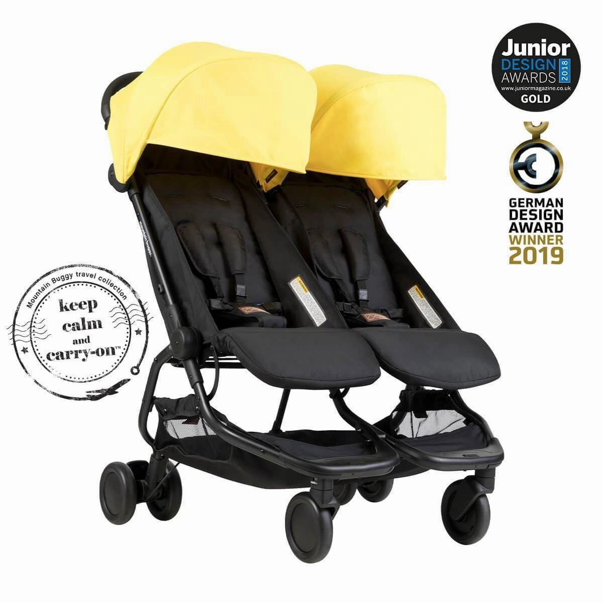 Mountain Buggy Nano Duo - Cyber Yellow