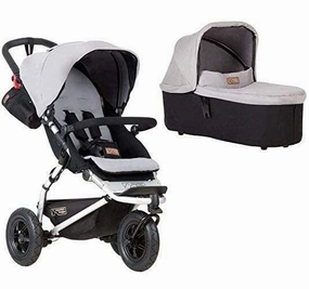Mountain Buggy Swift & Carrycot Plus - Silver