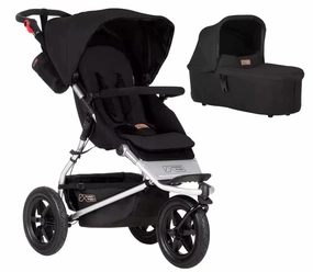 Mountain Buggy Urban Jungle and Carrycot Plus - Black