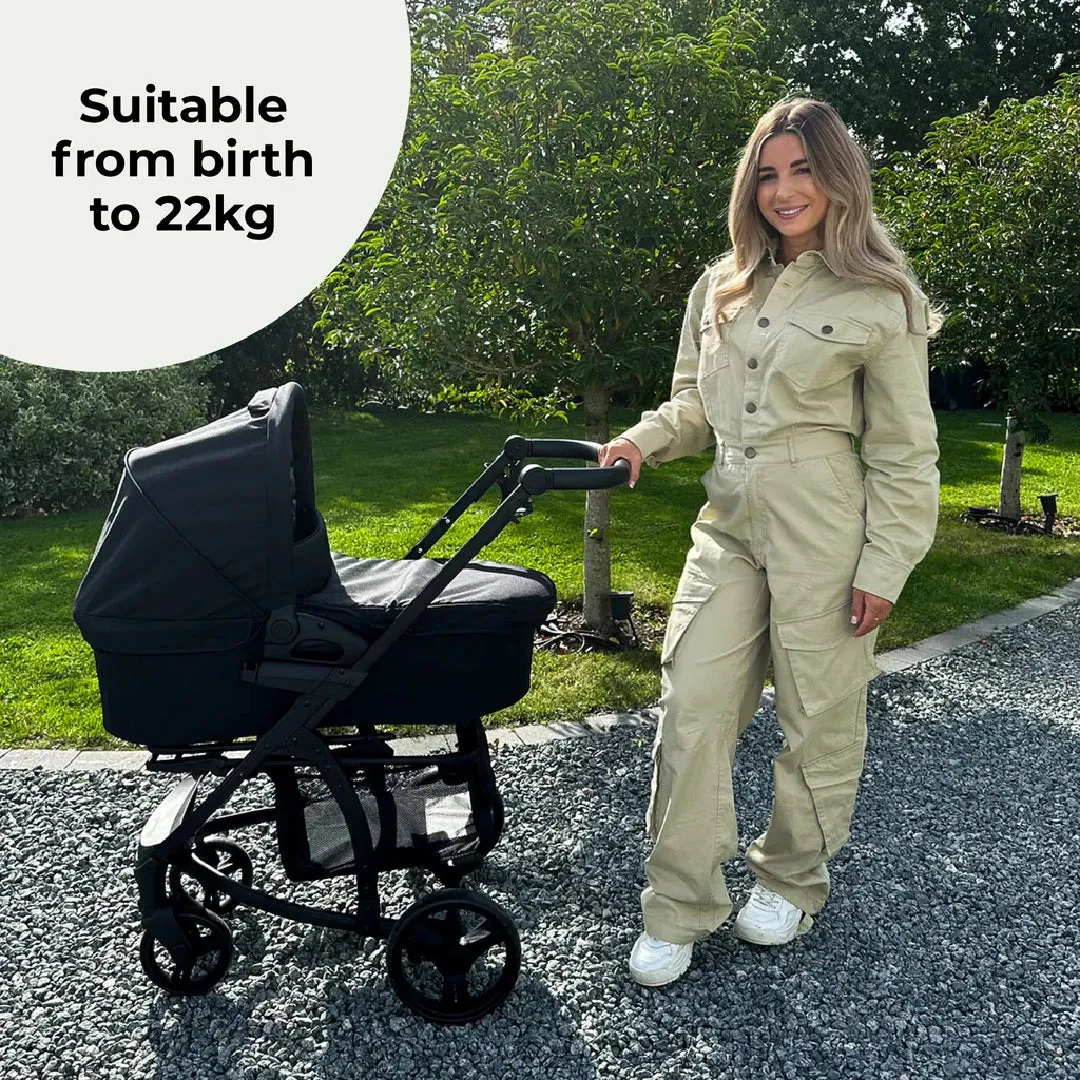 My Babiie MB200i 3-in-1 Travel System with i-Size Car Seat - Black Leopard