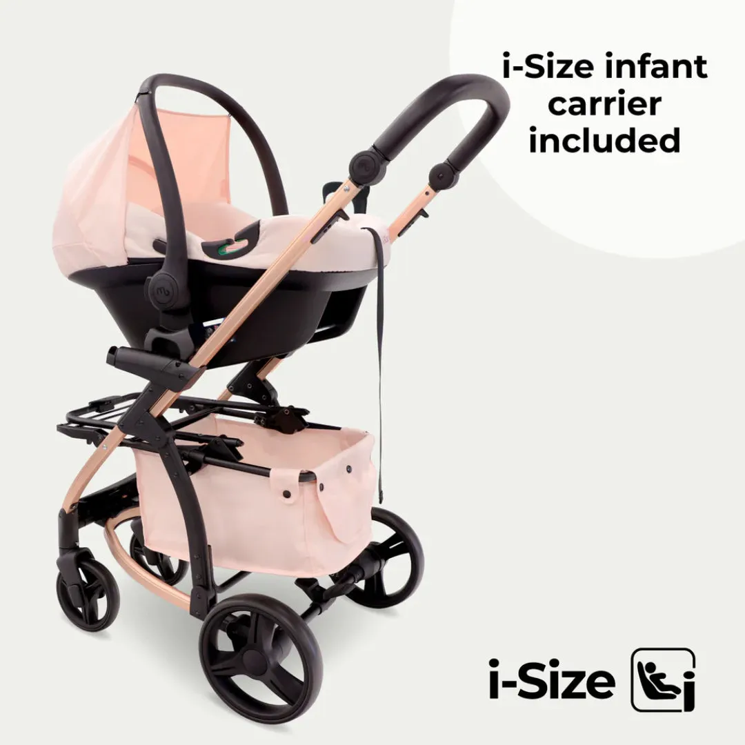 My Babiie MB200i 3-in-1 Travel System with i-Size Car Seat - Pink Plaid