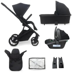 My Babiie MB500 3-in-1 Travel System - Obsidian Black