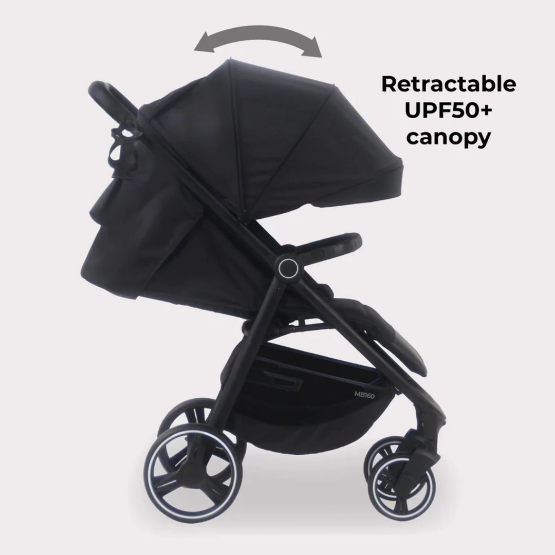 My Babiie MB160 PLUS Pushchair - Black Leopard
