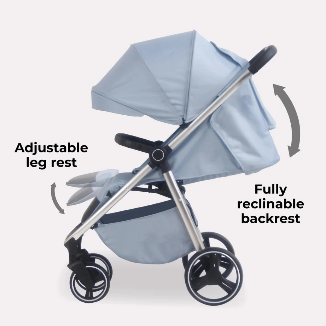 My Babiie MB160 PLUS Pushchair - Blue Plaid