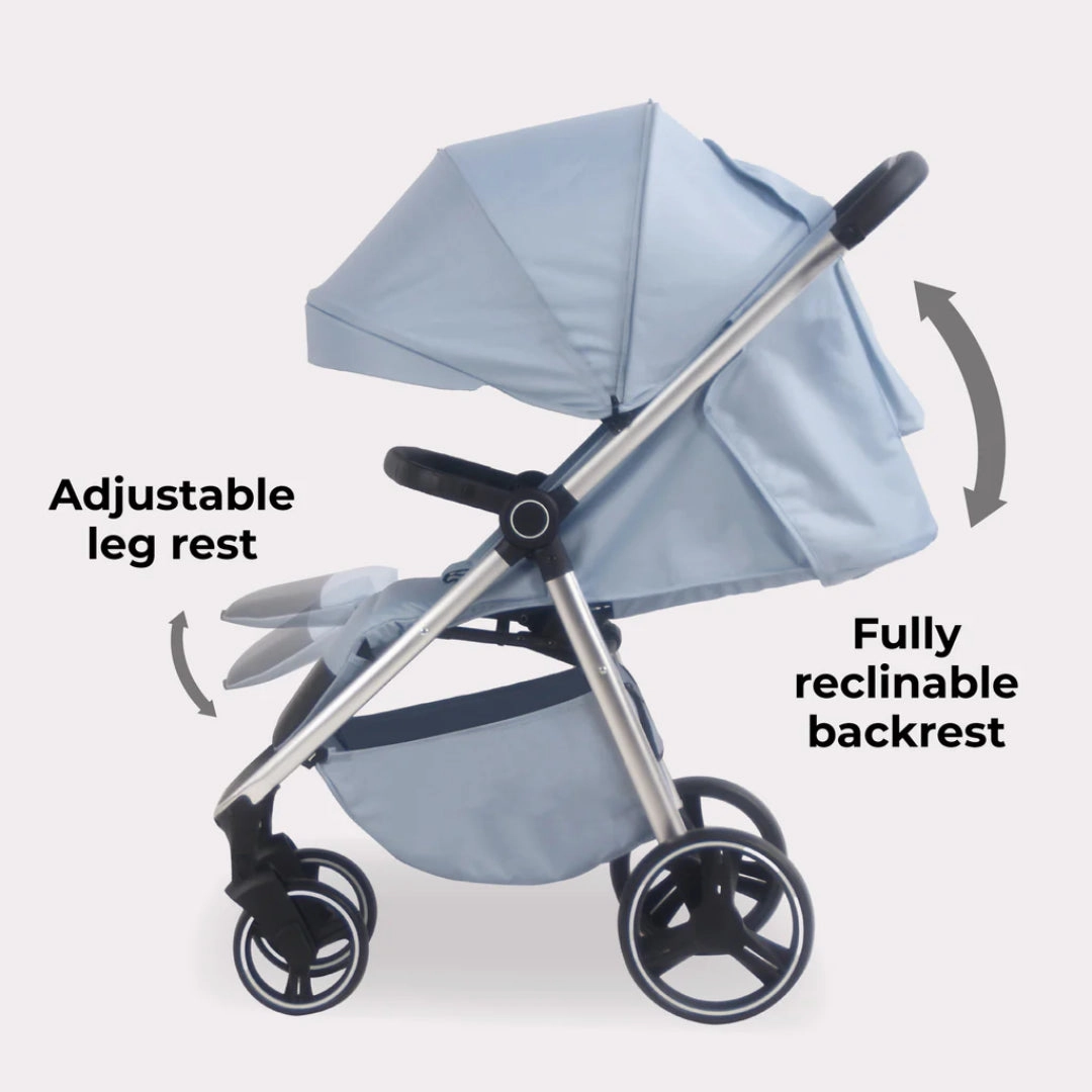 My Babiie MB160 PLUS Pushchair - Blue Plaid